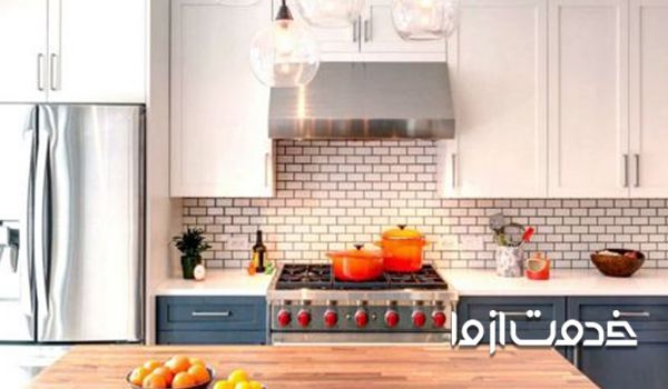 چند ایده برای کابینت دو رنگ 